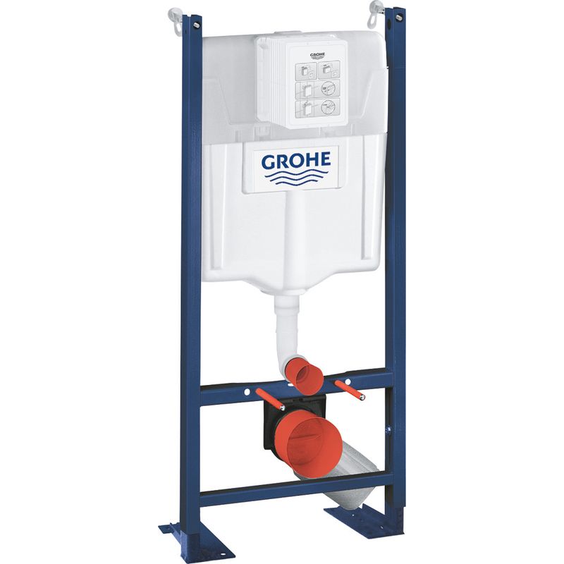 Grohe – Pack WC bâti autoportant – Cuvette suspendue 48 cm sans bride – Abattant softclose – Plaque de commande Blanc Alpin – PROJECTINFINITIO3 - Image 5