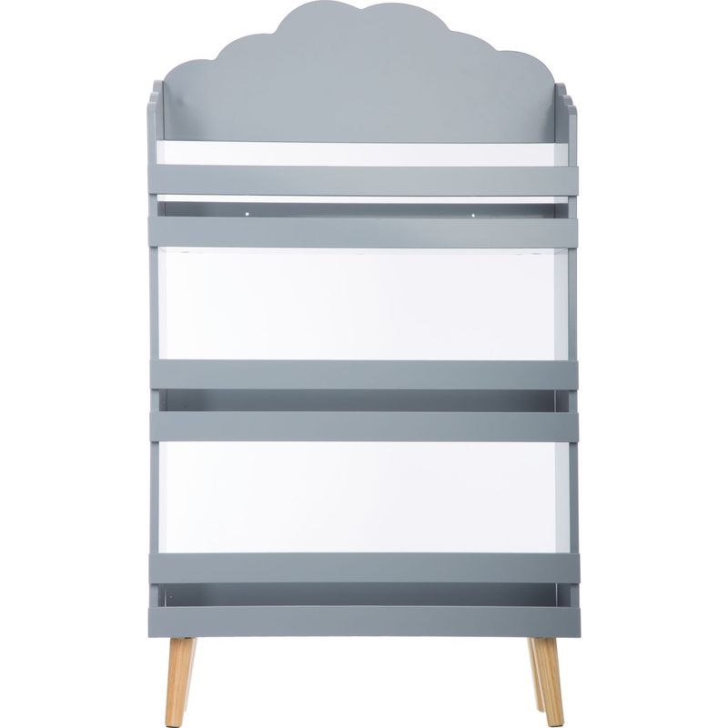 Atmosphera – Bibliothèque enfant 3 niveaux MDF – Dimensions L. 58 x l. 18 x H. 100 cm – 3 étagères pour rangement optimisé - Image 4