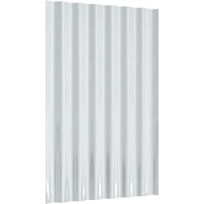 Vidaxl – Panneaux de toit 36 pcs en acier galvanisé – Dimensions 60x36 cm – Résistants aux intempéries – Installation facile pour abris et han Panneau - Image 5