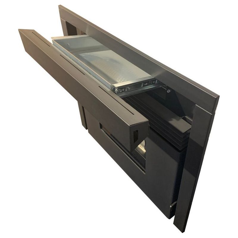 Punto Fuoco – Insert cheminée à granulés ventilé 6.5 kW – PREZZEMOLO – Volume de chauffe jusqu'à 150 m3 – Rendement 91.5% – Télécommande incluse - Image 3
