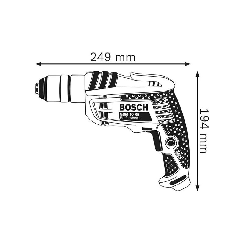 Bosch Professional – Perceuse-visseuse électrique 600W – Mandrin 1-10 mm – Couple 20Nm pour perçage acier et bois – Léger et ergonomique pour zones - Image 10