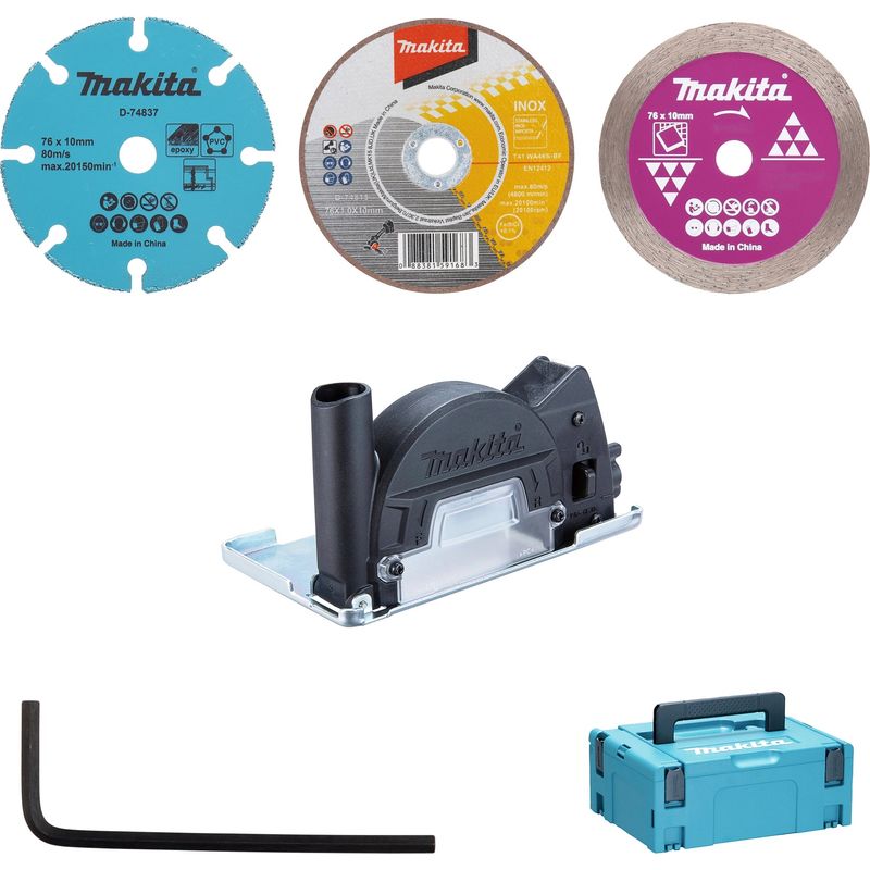 Makita – Scie à diamant 76 mm DMC300ZJ – 20 000 tr/min – Profondeur de coupe 16 mm – Technologie XPT pour conditions difficiles Outillage - Image 7