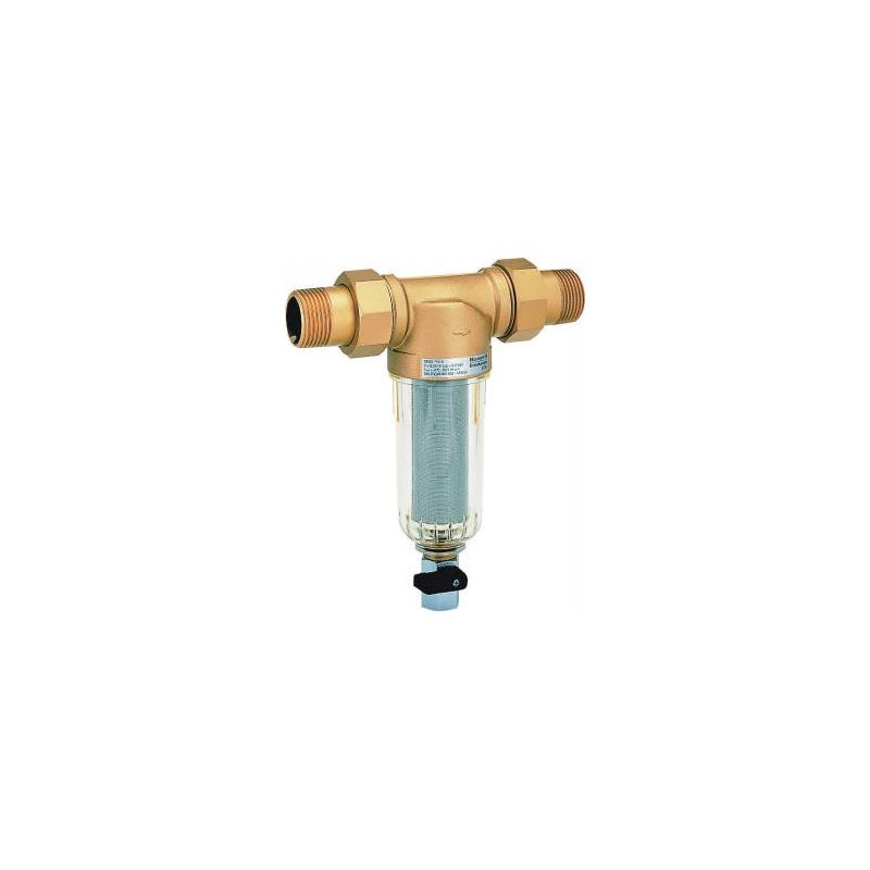 Honeywell – Filtre à eau sur robinet – Compact et transparent – Élimine rouille et sable – Pour installations haute pression – Dimensions 17,9 x 10 - Image 2