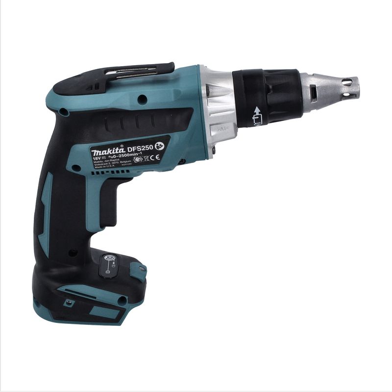 Makita – Visseuse à plaque de plâtre sans fil 18V – Moteur sans balais – Vissage rapide en série – Butée de profondeur réglable - Image 7