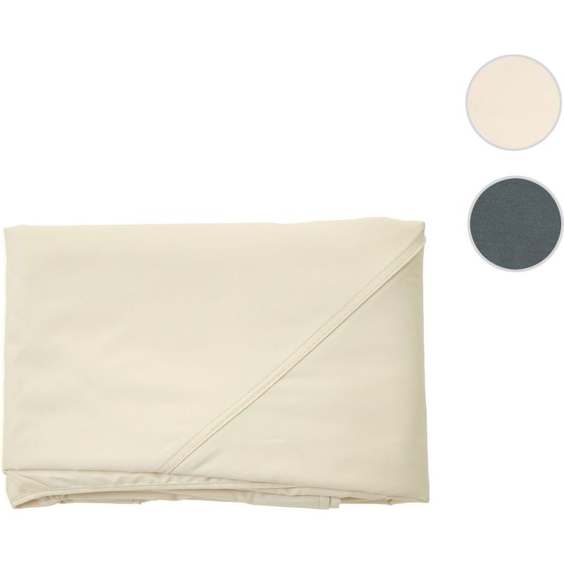 Mendler – Toile pour tonnelle 4x3m – Housse de rechange crème – 95% polyester, 5% polyamide – Résistante à la pluie et évacuation d'eau - Image 5
