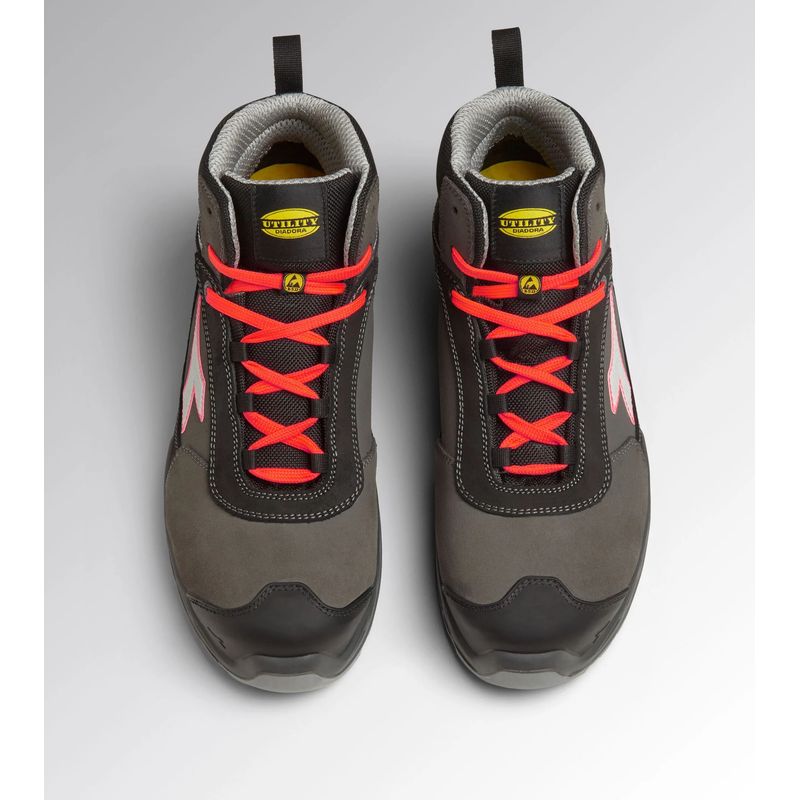 Chaussures de travail Diadora Shark Stable Impact Leather Mid S3 SRC ESD - 43 (EU) Adapter - Image 7