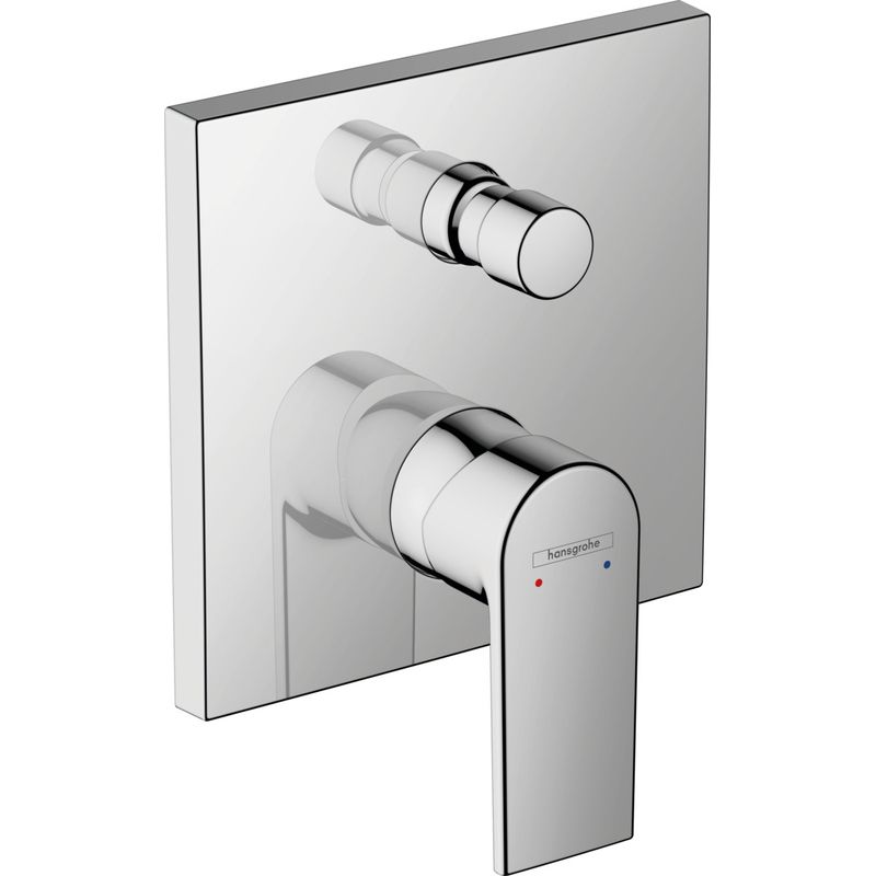 Hansgrohe – Set de douche encastré tout en 1 – Douche de tête 23cm – Douchette 2 jets – VERNISSHAPE1 – Chrome - Image 4