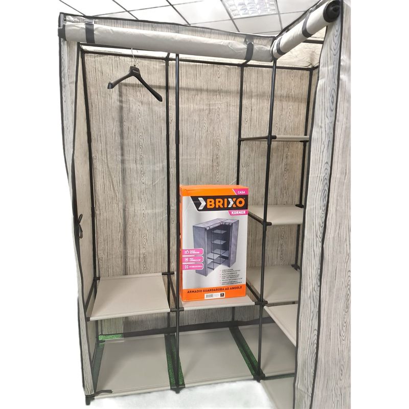 Armoire Armoire en tissu d'angle Brixo Korner - Image 4